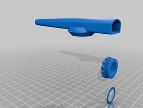 kazoo pipe thread music f3d fusion360 madewithfusion360 musical instrument step 3d print model - Mito3D