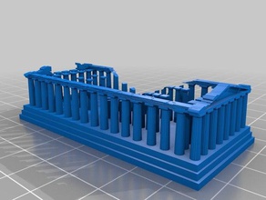 partenon athens buildings structures 3d print model - Mito3D