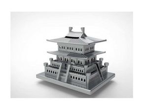 korean traditional architecture coin bank coins badges 3dmodeling 3d modeling archimedes architectural art coinbank decoration design dollhouse good hyojung0320 mini miniature miniatures present scale south korea special thing 3d print model - Mito3D