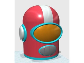 final space garys helmet costume 3d print model - Mito3D