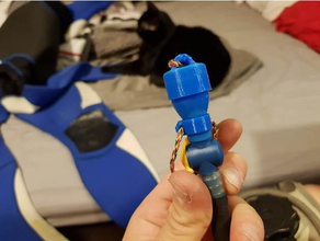 de silicona mordida la tapa válvula deporte al aire libre mordedura bolsa agua 3d print model - Mito3D