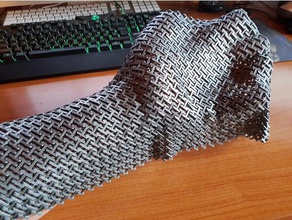 chainmail open link fashion 3d print model - Mito3D