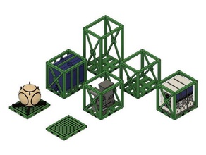 stacking generator server frames 28mm toy game accessories scatter terrain 3d print model - Mito3D