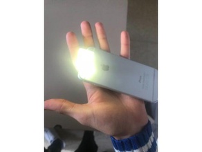 diffusore di luce per iphone gadget 3d slash torcia elettrica gadgets3d la lampada notturna obj oggetto stl trasparente bianco 3d print model - Mito3D