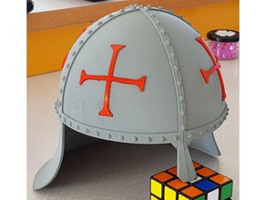 knight helmet props 3d print model - Mito3D