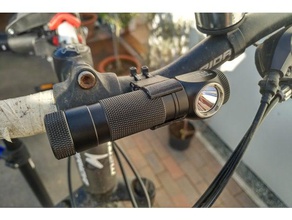 wowtac a2s clip flashlight holder sport outdoors 3d print model - Mito3D