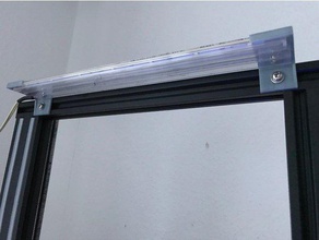 barra de luces led ikea ledberg 3d la impresión 2020 extrusión cr-10 creality ender 3 hevo lámpara 3d print model - Mito3D