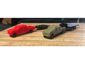 164 estendido caminhão de brinquedo veículos ertl fidget movelable 3d print model - Mito3D