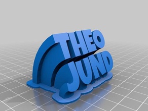 theo office customized 3d print model - Mito3D