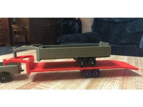 164 oyuncak römork araç ertl çiftlik fidget moveable 3d print model - Mito3D