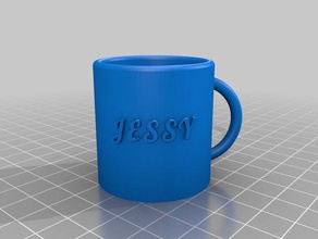 tasse jessy kitchen dining customized 3d print model - Mito3D
