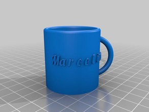 tasse marcelina mutfak yemek özelleştirilmiş 3d print model - Mito3D