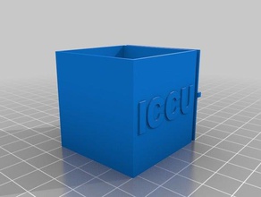 open box 40mm lid other 3d print model - Mito3D