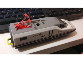 vagón conector de pequetren renfe ave mecánica los juguetes trenes del modelo 3d print model - Mito3D