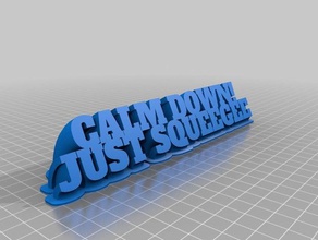 squeege office customized 3d print model - Mito3D