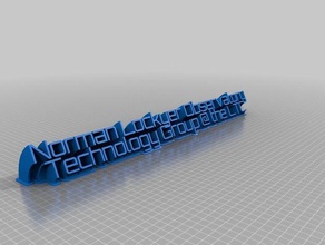 tecnologia de grupo nlo office personalizado 3d print model - Mito3D