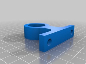 support de barre à rideaux ménage 3d print model - Mito3D