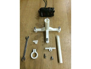 camera holder gimbal mount tripod olympus tg-4 3d print model - Mito3D
