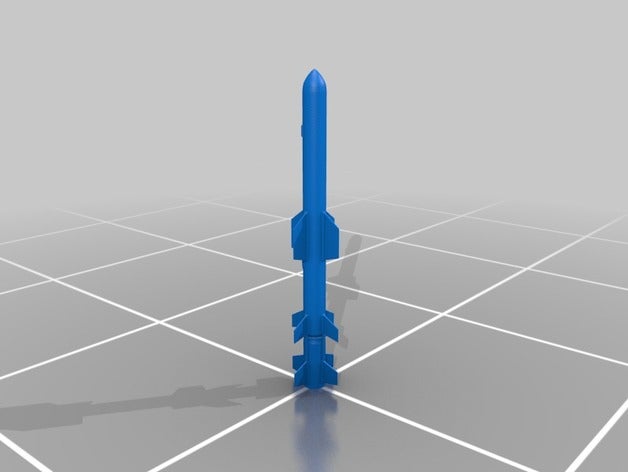 rgm-84 harpoon missile Fahrzeuge Waffe 3D print model - Mito3D