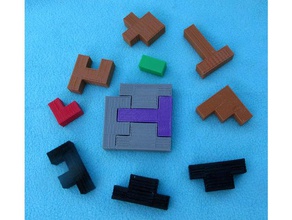 many tiling puzzles openscad 3d print model - Mito3D
