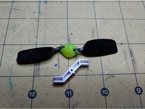 micro folding prop pusher horizon umx radian parts rc vehicles brushless hobbyzone wing 3d print model - Mito3D