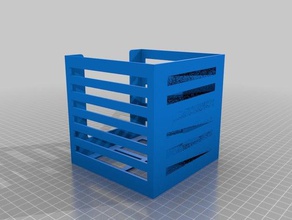 notepad cube 110 office holder 3d print model - Mito3D