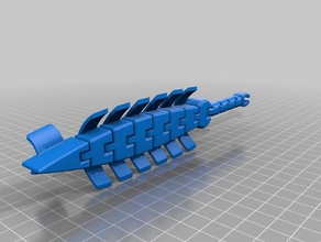opabinia flexible de juguete juego accesorios 3d print model - Mito3D