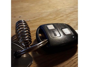 toyota yaris gousset de clé boutons d'autres voiture porte-clés télécommande 3d print model - Mito3D