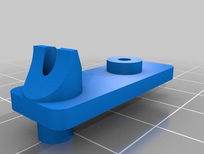 tpu filament adaptor 3d printer alfawise u20 accessories 3d print model - Mito3D