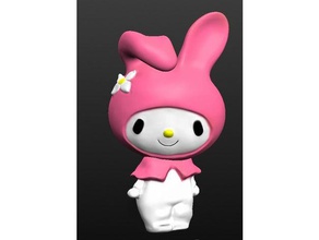 ma mélodie d'autres bunny hello kitty mymelody lapin sanlio sanrio 3d print model - Mito3D