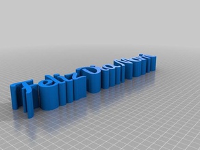 feliz dia art personalizado 3d print model - Mito3D