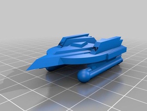 romulan seahawk vehicles star trek 3d print model - Mito3D