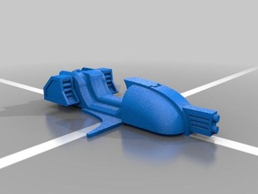 tau hoverbike - Spielzeug Spiele 3d print model - Mito3D
