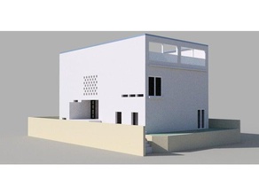 bauhausben gurion boulevard tel aviv binalar yapılar İsrail 3d print model - Mito3D