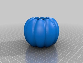 hollowed pumpkin removable top halloween other uses decor 3d print model - Mito3D