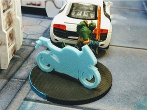 Motorrad-marker infinity-miniaturen Spiele 28mm miniaturen infinity-Spiel tabletop gaming 3d print model - Mito3D