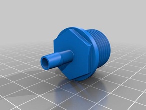 Wasser-Pumpe-6 mm Schlauch-adapter Teile 3d print model - Mito3D
