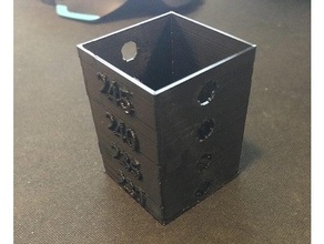 petg-test tower 3d drucken tests 3d print model - Mito3D