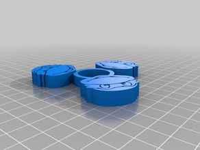 las tortugas ninja fidget 3d impresión 3d print model - Mito3D
