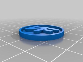 coin logonf coins badges nflogo 3d print model - Mito3D