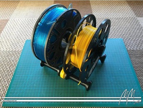 simple support de bobine stand la poignée 3d l'imprimante accessoires filament titulaire spoolholder 3d print model - Mito3D