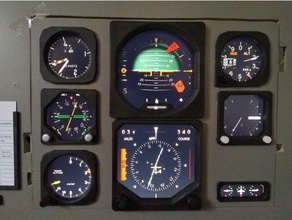 set di cornici simulatore volo video giochi c130 flightsim fsx 3d print model - Mito3D