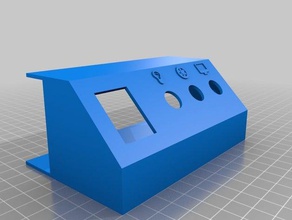 Mangel table-control-panel 3d Drucker Teile ikea hack Lack Tisch teilen 3d print model - Mito3D