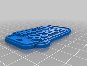 mesutseker Anahtarlık özelleştirilmiş 3d print model - Mito3D