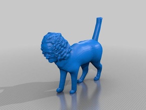 chat voltaire sculptures 3d print model - Mito3D