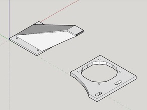 monoprice maker sélectionnez v2 wanhao duplicator 3 ventilateur de refroidissement correctif 3d l'imprimante pièces 3d print model - Mito3D