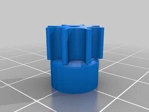 mon paramétrique personnalisé de la poulie bibliothèque customizer optimisé pièces 3d print model - Mito3D