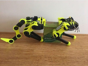 Impressos em 3d robô perna cycloidal atuador mar robótica sem escova unidade hackaday quadrupede 3d print model - Mito3D