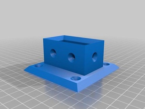 la fixation d'un pied de table le bricolage 3d print model - Mito3D