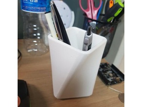 pencilholder office portapenne 3d print model - Mito3D